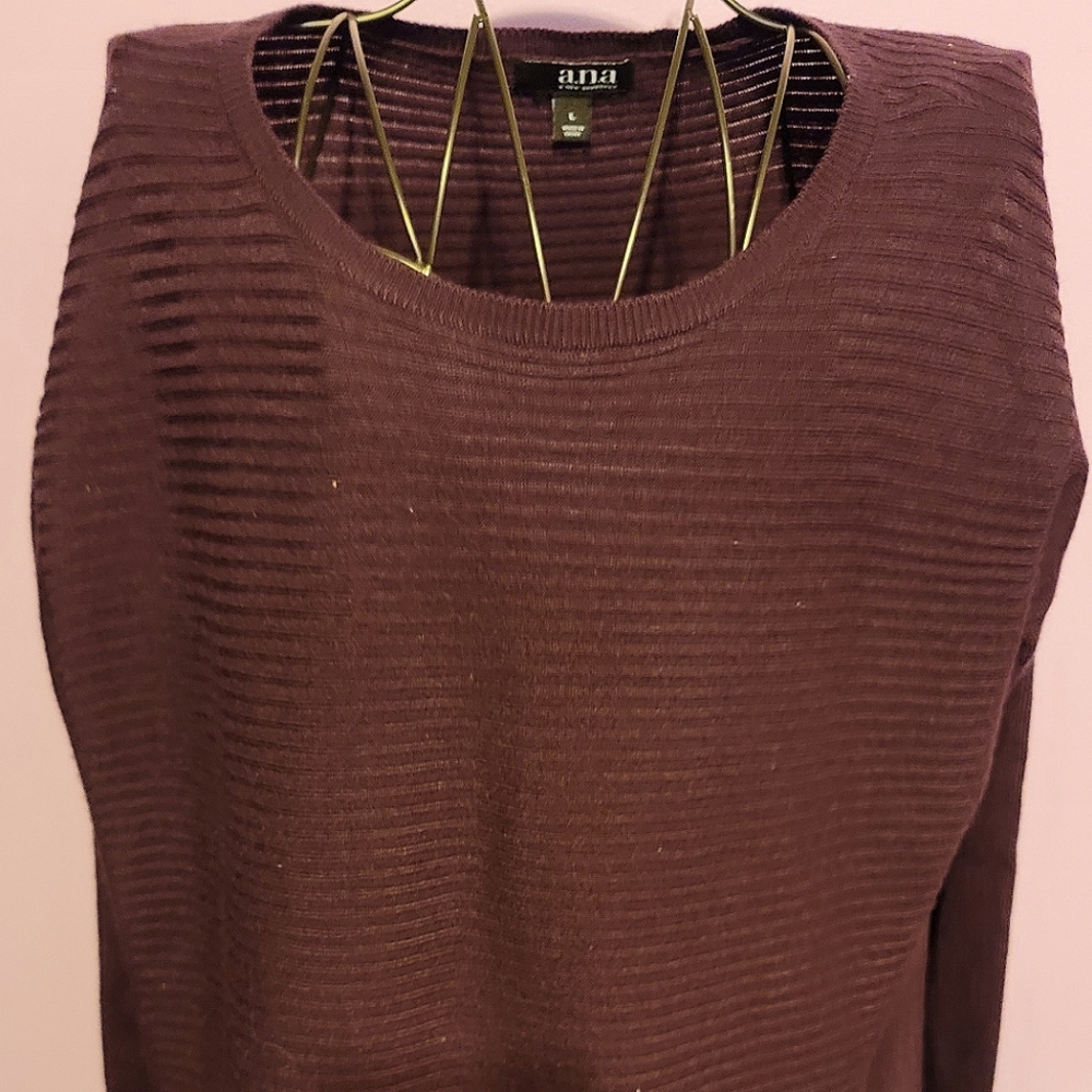 A.N.A burgundy top